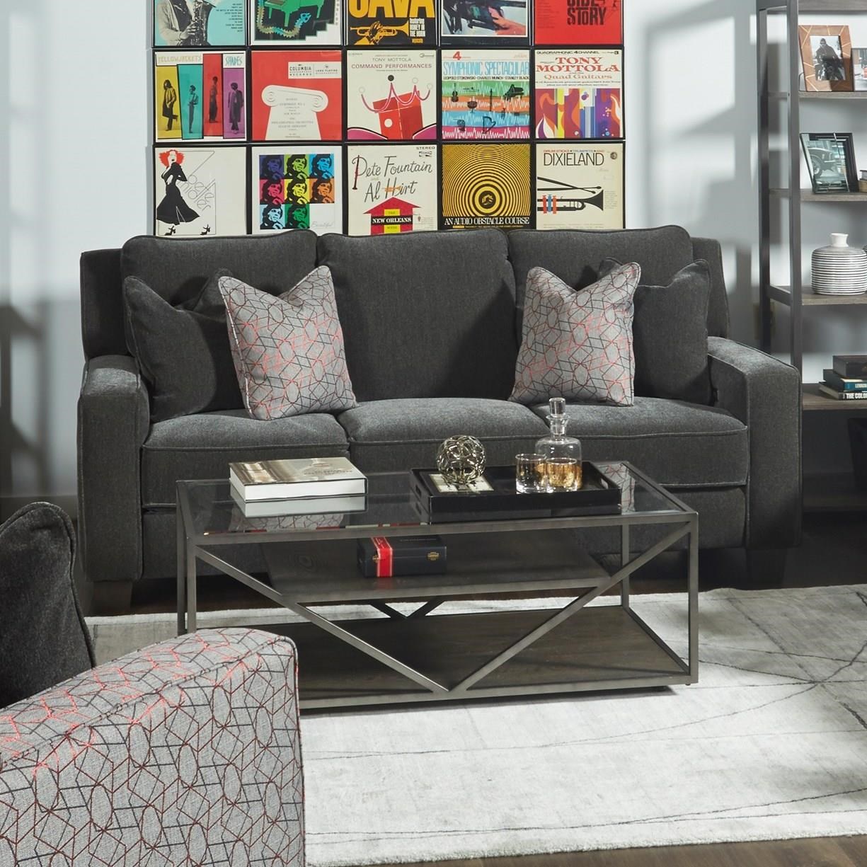 Southern Motion West End Transitional Double Reclining Power Sofa with